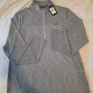 Under Armour Blue Quarter-Zip Men's Sweatshirt